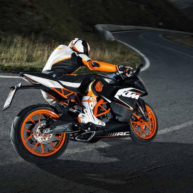 KTM wishes to make all motorcyclists aware that they need to wear the prescribed protective gear and always ride in a responsible manner in accordance with the relevant and applicable provisions of