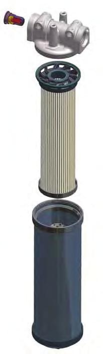 Coreless Spin-on Filters 12CS Series Service Instructions 12CS Filter Service Filter element should be replaced as indicated by filter indicator gauge,or at specified service intervals