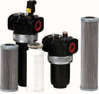 Medium Pressure Filters 45M/45M Eco Series Features & Benefits Features Cast iron head, steel bowl Reinforced Microglass III replacement elements Visual, electrical or electronic indicators available