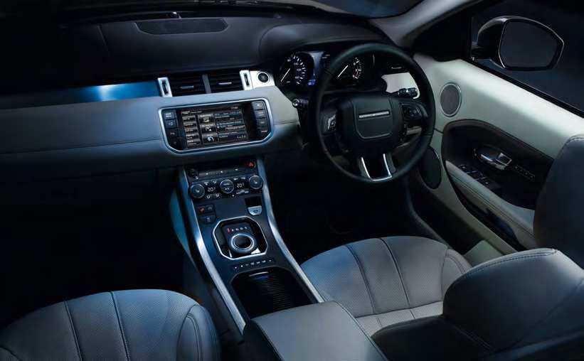 More than just a pretty face, Range Rover Evoque features a suite of up-to-the-minute technologies such as Meridian surround sound system, Hard Disk Drive navigation and Dual View Touch-screen.