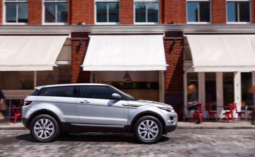 With its striking lines, muscular shoulder and tapered roof, Range Rover Evoque sets itself apart from its contemporaries.