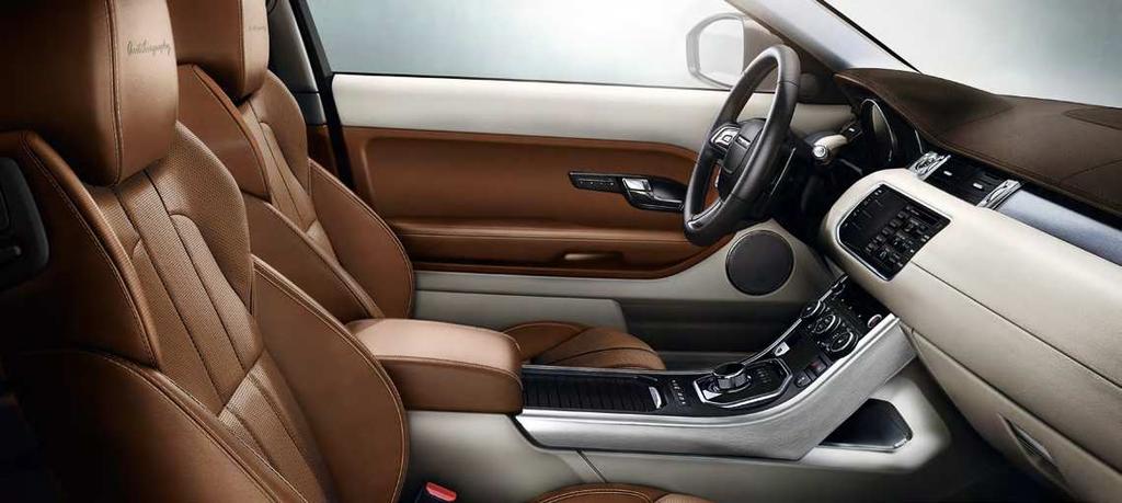 with Tan seats, Espresso instrument panel topper and Ivory mid-section with satin