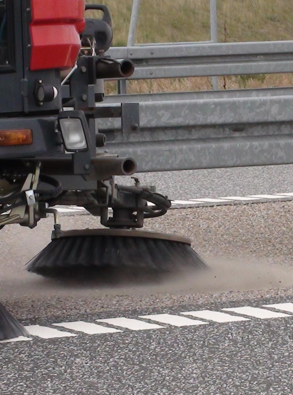 Sweeping We offer sweeping: Along roadside stone At the roads Large squares and parking At