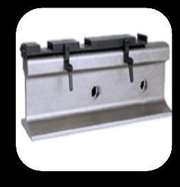: 1120548 Height Template 31kg/m 1120387 Height Template 41-47kg/m 1120386 Height Template 53-60kg/m 1120881 Height Template 68kg/m Hole Centre Locators To ensure that the holes are correctly