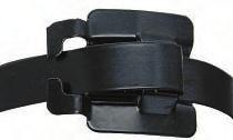 BAND-IT Ties 200/300 SS Reusable tie available in 3 widths: 1/4", 3/8", and 5/8". Unique buckle design. Coated with Nylon 11. The only Tie capable of a double wrap for special strength requirements.