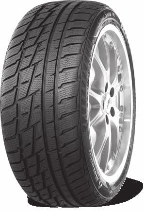 MP 92 Sibir Snow Improved braking on wet roads and good safety against aquaplaning The tread pattern of the inner part of the tyre as far as the shoulder is designed to be open, balancing with the