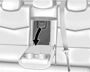 3-12 Seats and Restraints Rear Seat Pass-Through Door This vehicle may have a rear seat pass-through door in the center of the rear seatback.