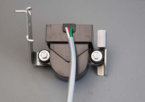Save the bank angle sensor for warranty inspection.