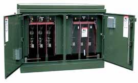 3-phase load-break switches 200 ampere continuous 1-phase load-break elbows Fusing to 200 amperes with current-limiting or power fuses 40ka asymmetrical 3-time fault closing 61ka asymmetrical 1-time