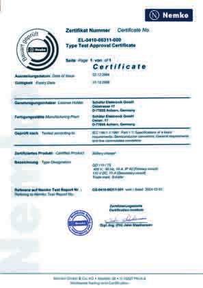 Management Service GmbH certifies that Schäfer Elektronik GmbH Oststraße 17, D-77855 Achern Schäfer GmbH Branch Ireland Unit No.