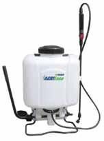 60 PSI Wand convieniently clips on to steel frame for easy storage ROUND UP READY 15L / 4 GAL BACKPACK SPRAYER Part No. 61833 $145.