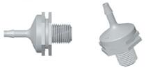 Molded with no parting line Functional from 1 to 150 PSI Check Valves are Zero-Gravity Fittings IN-LINE CHECK VALVES Can be mounted in any position ISO 9000 certified Manufactured from FDA approved