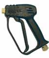 HIGH PRESSURE GUNS & ACCESSORIES Max. 4000 PSI Max. 10 GPM Max. Temp: 300 F Safety Trigger Lock Insulated Handle Weight 18 oz. TEEJET PW4000 Ports FPT No.