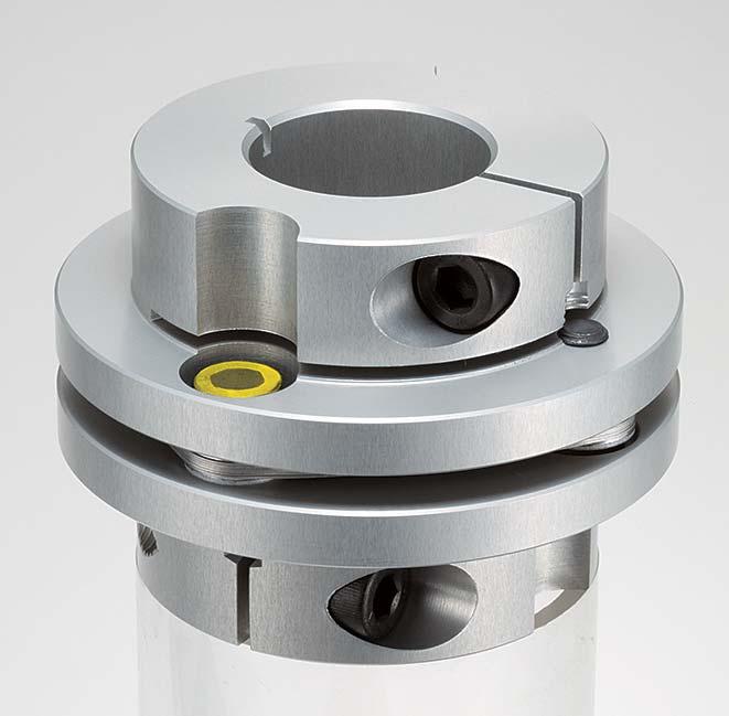 Couplings Tsubaki couplings are the best choice for coupling main spindles and servo motors, and servo motors for the X-/Y-/Z-axes feed shafts and ball screw.