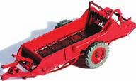 98 1950s Red Manure Spreader - Kit GHQ 284-60002 1950s Red Manure Spreader