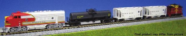 Includes diesel locomotive, two coaches and observation car. Track and power pack not included. 223-8766 RI 1958-66 Reg. Price: $429.98 Sale: $359.