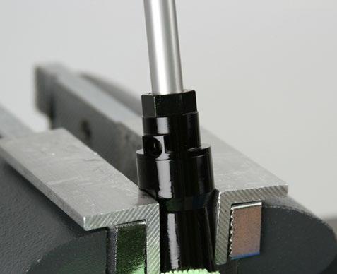 cartridge tube to absorb oil.