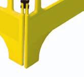 sizes Locking clamp connects straight sections Nonconductive (no metal used)