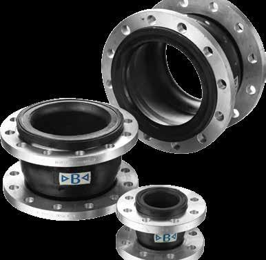 Valves Range S10 Single Ball Rubber Expansion Joint PN16 Flanged No Component Material 1 Body Reinforce EPDM 2 Reinforce Material