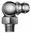 Lubrication Fittings & ccessories Threaded Fittings ⅛" Pipe Thread The ⅛" pipe threaded fittings are constructed for additional strength.