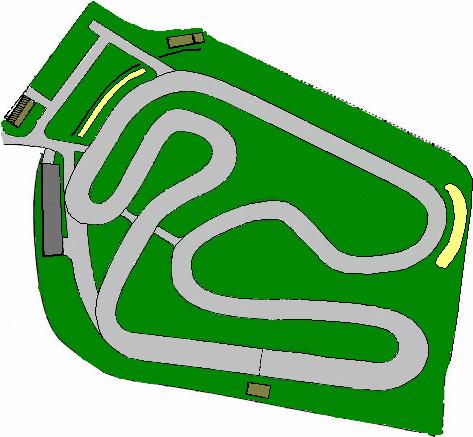 Typical track with 6 split points Please be aware though, that the split function with the wheel sensor will not work well on a kart with four-wheel brakes because the sensor needs to be on a free