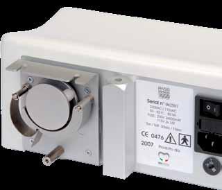 Peristaltic Pump The pump is mounted externally from the central unit in order to prevent