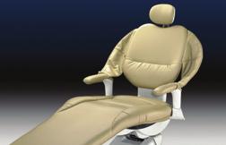 Touchpad controls are integrated into the armrest castings on both sides of the chair and are highly visible and