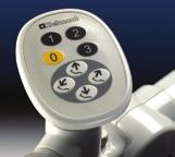 Touchpad All seat positioning controls are located within easy reach on the Assistant s Instrument Swing Arm.