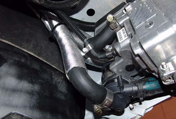 Ford F-50/350 Super Duty Truck Coolant Hose Connections - 6.4 Liter TT Diesel Cut supplied hoses as shown in Figure.