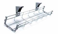 able Management Tray rop down cable management tray Wire cable tray drops to expose cables Fitted with plastic end
