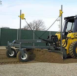 TRENCHER RAKE ALL-TACH All models feature