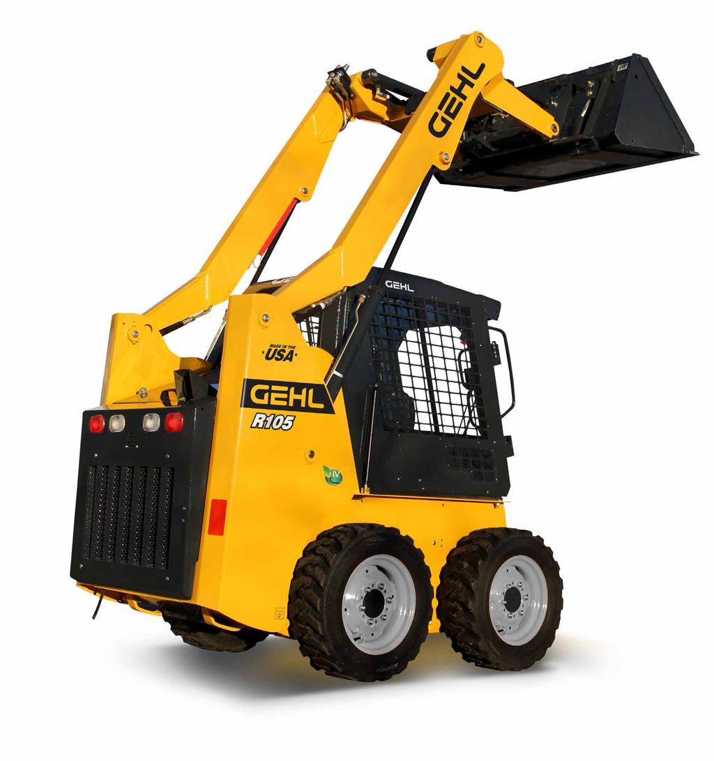 (533 kg) and adds additional rear protection - 5 (127mm). OPERATING CAPACITY R105 1,050 lbs.