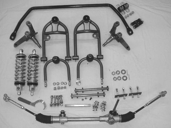 Options such as engine mounts and the sway bar are self-contained packages and will be covered later.