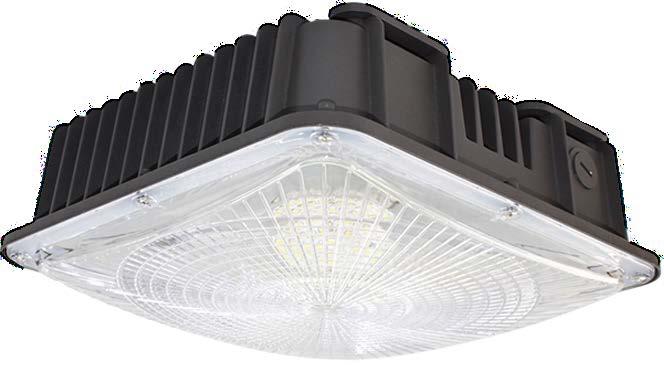 DOME CANOPY SQUARE CANOPY Up to 5,3 + Lumens Canopy 4W & 6W Dimensions: 12.4 x12.