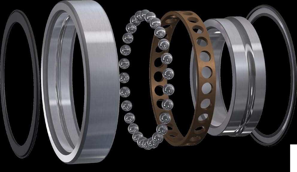 Ball materials Standard bearings are available with: steel balls, no designation suffix ceramic (bearing grade silicon nitride) balls, designation suffix HC (/NS) As ceramic balls are considerably