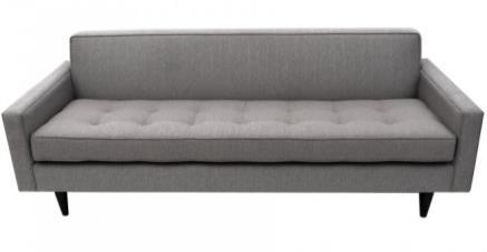 Seating 4 Braxton Sofas Description: Grey linen, tufted seat w