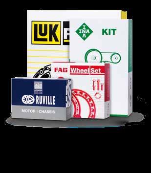 With our four strong brands LuK, INA, FAG, and Ruville, we are a reliable global partner offering repair solutions for passenger cars, light and heavy commercial vehicles as well as tractors.