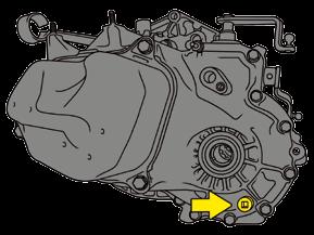 Remove the gearbox from the vehicle in accordance with
