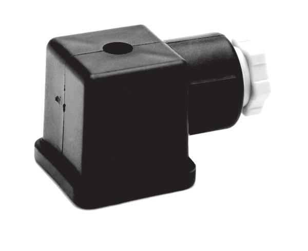 Each connector can be positioned so that the cord exits upward or to the side. Cords of 6-mm to 10- mm diameter can be used.