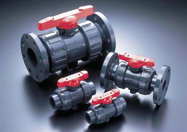 Manual Thermoplastic Valves Page Ball Valves Type 21 True Union Ball Valves 4-7 ChemFlare TM End