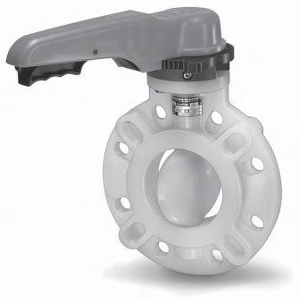 Damper Butterfly Valves Chemline PVDF Damper Butterflies have performed successfully for many years in the most demanding process control applications.