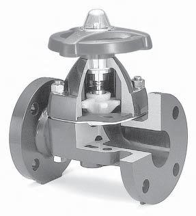 Type 14 Diaphragm Valves New Design for Superior Performance Position Indicator/Travel Stop With low profile sealed plastic cover New Design Hand Wheel Easy to operate Low torques are required to