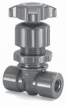 Needle Valves Chemline N Series Needle Valves are designed for fine throttling of corrosive and ultrapure fluids at low flow rates.