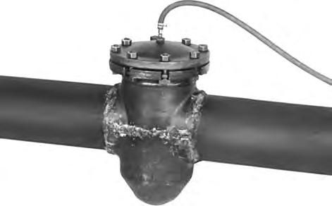 B. Test the Installation - FIGURE 4 1. With completion plug removed, bolt completion cap to fitting ensuring gasket is in good condition and in place.
