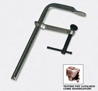 Clamps Steel Professional Clamps entirely forged steel, galvanized protection extremely durable, one-piece construction.
