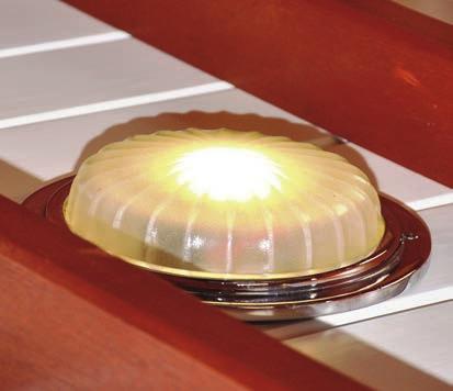Deck Head Lights - Jelly Mould These high quality period lights are now available in a variety of versions that can be mixed throughout the boat for maximum practicality and uniformity.