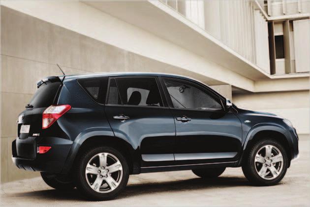 the actual RAV4 with new front design.