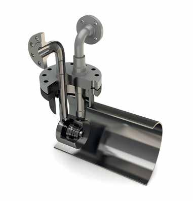MOTIVE STEAM NOZZLE - MSN Temperature Control of Superheated Ideal for low p and very short mixing sections Combined injection of spray water and motive steam External control and shut-off valve for