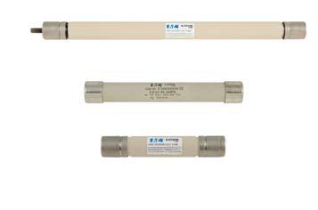 with pyrotechnic striker for open fuse indication Motor start fuse links IEC 60282-1, DIN 43625 and BS 2692 2.75 to 7.