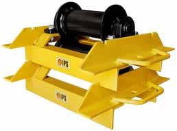 2310055A The IPS Railrunner is a heavy duty rail handling device for laying new rail. Ideal for use with wooden or concrete sleepers.